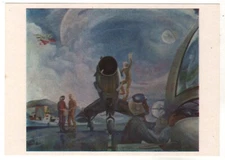 1980 "Guardians of the Sky" pilots of the Su-7 aircraft Military OLD Postcard