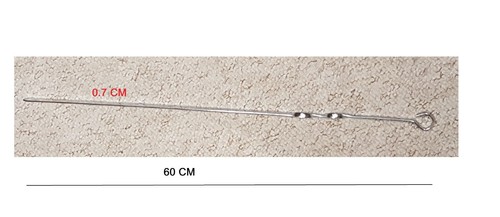 1-100X BBQ Skewers Stainless Steel Flat Metal Camping Grill Needle Kebab Sticks - Picture 8 of 10