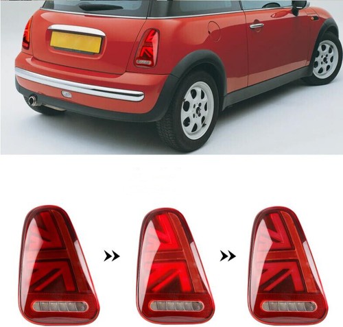 Coppia Luci Posteriore LED per BMW Mini R50 R52 R53 Cooper 2002-2006 Luci Posteriore Rosse - Foto 11 di 16