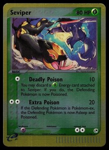 Seviper 11/100 EX Sandstorm Reverse Holo Rare