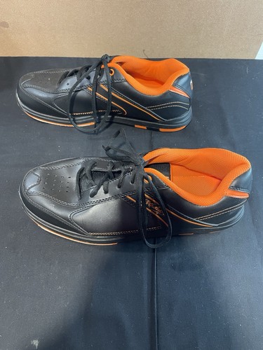 KR Strikeforce Flyer Lite Mens Bowling Shoes Black  Orange Size: 10.5, M034 - Picture 4 of 7