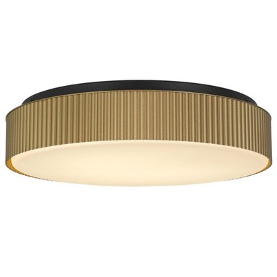 LED Flush Mount Light Antique Brass 1600 Lumens Dimmable 5 Color Temperatures