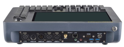 Mini Q0 Mobil Console Fader Wifi Touch Screen DMX Light Command Controller+bag - Picture 3 of 6