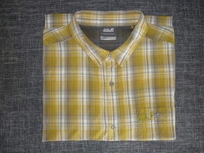 JACK WOLFSKIN-QMC-Herren Hemd Kurzarm Mehrfarbig-Kariert Gr.XL 54/56 TOP