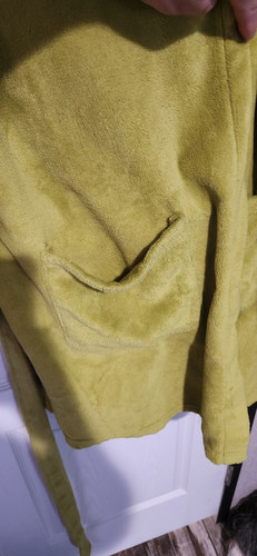 The Grinch Night Robe Large Soft Cozy Embroidered Detail Long Sleeve Waist Lace - Picture 5 of 7