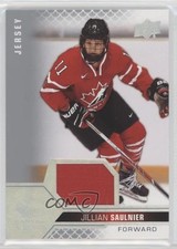 2022 Team Canada Juniors Women's WC Jersey Relics Jillian Saulnier #46 1o9l