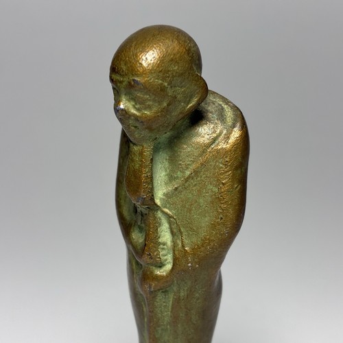 Vintage Antique Brass Bronze Egyptian God Ptah Figurine Statue Paperweight 3.5” - Picture 2 of 9