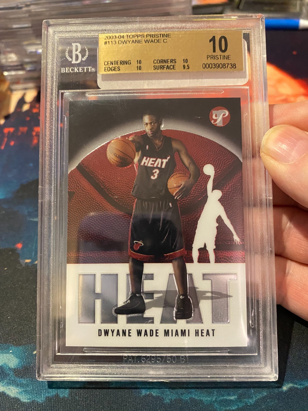 2003 Topps Pristine Dwyane Wade BGS 10