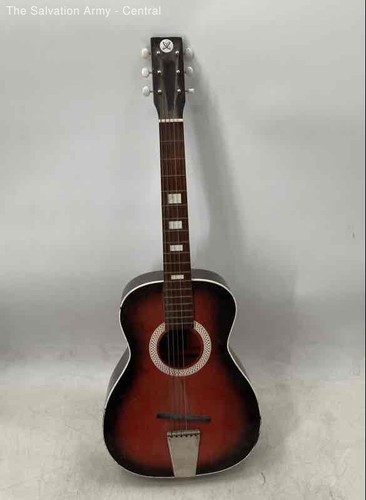 Harmony Red Black 6-Strings Dreadnought Musical Instrument Acoustic Guitar