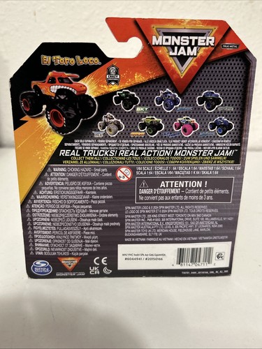 NEU Spin Master Monster Jam Serie 40 El Toro Lok Crazy Creatures Maßstab 1:64 - Bild 7 von 8