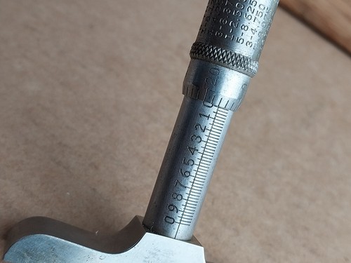 Vintage Reed Small Tool Works Tiefenmesser Mikrometer USA - Bild 10 von 14