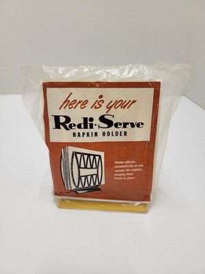 Redi-Serve Napkin Holder Plastic Farmers Co-op Elevator Ortonville Minnesota 