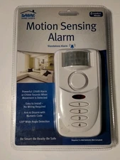 Sabre Motion Alarm with Keypad — 120dB, White, Model# HS-MSA NEW