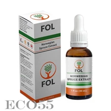 Opulence Global  FOL Spruce Extract Natural 1 oz Oral & Topical
