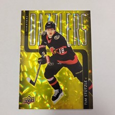 Tim Stutzle 2025-26 Upper Deck Series 1 Dazzlers Gold #DZ-3 Odds 1:2880
