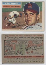 1956 Topps Ken Boyer (Gray Back) #14