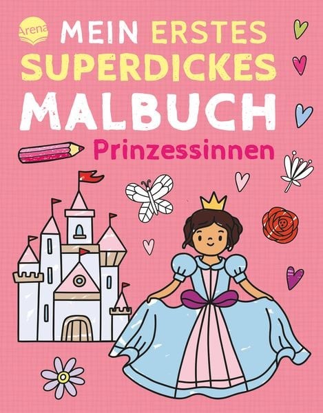 Mein Erstes Superdickes Malbuch. Prinzessinnen 192 Ausmalbilder FüR Kinder Ab...-image