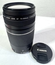 Canon EF 75-300mm f/4-5.6 III Telephoto Zoom Lens for Canon SLR Cameras