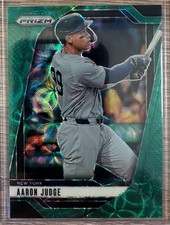 2025 PANINI PRIZM BASEBALL AARON JUDGE GREEN SCOPE PRIZM SP #26 #12/75 YANKEES!