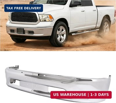 ALMULOO Front Bumper Face Bar Compatible with 2013-2018 Ram 1500 2019-2024 Ram 1