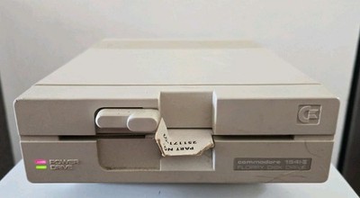 Commodore 1541-II Disc Drive With Power Supply - Powers On UNTESTED