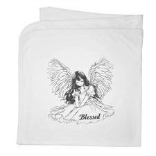 'Blessed Angel' Cotton Baby Blanket / Shawl BY00037235