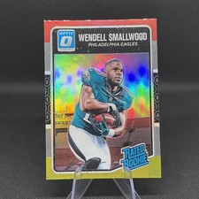 2016 Optic Football Wendell Smallwood RC #199 Red Yellow Rated Rookie Eagles