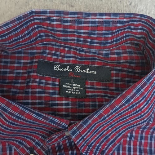 Brooks Brothers Fleece Shirt Boys Size Large Plaid Long Sleeve Button Up - Picture 2 of 7