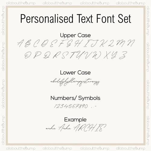 Personalised Boys Baby Script Name Clothing Optional Hamper Gift Set - Picture 5 of 5