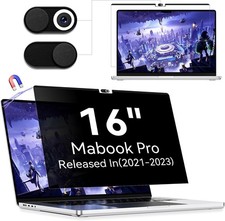 Magnetic Privacy Screen Protector Compatible with MacBook Pro 16 Inch 2021-2024