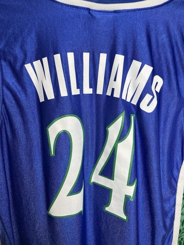 Natalie Williams Jersey Womens XL Portland Power Starzz ABL WNBA Basketball Blue - Picture 8 of 8