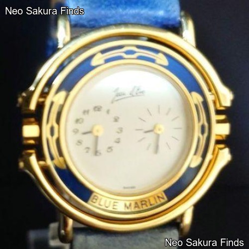Jean D'Eve BLUE MARLIN Vintage Herren Dual Time Uhr - Bild 2 von 24