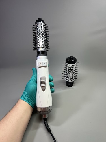 Air Styler 2 in 1 Hair Dryer Round Big Hot Brush Rotating Airflow Easy Fast Dry - Picture 18 of 20
