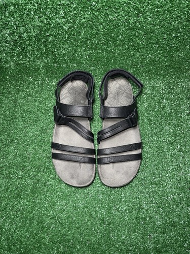 Sandalia Merrell Sandspur Rose Convert negra con correa de cuero de gladiador para mujer talla 8 - Imagen 5 de 8