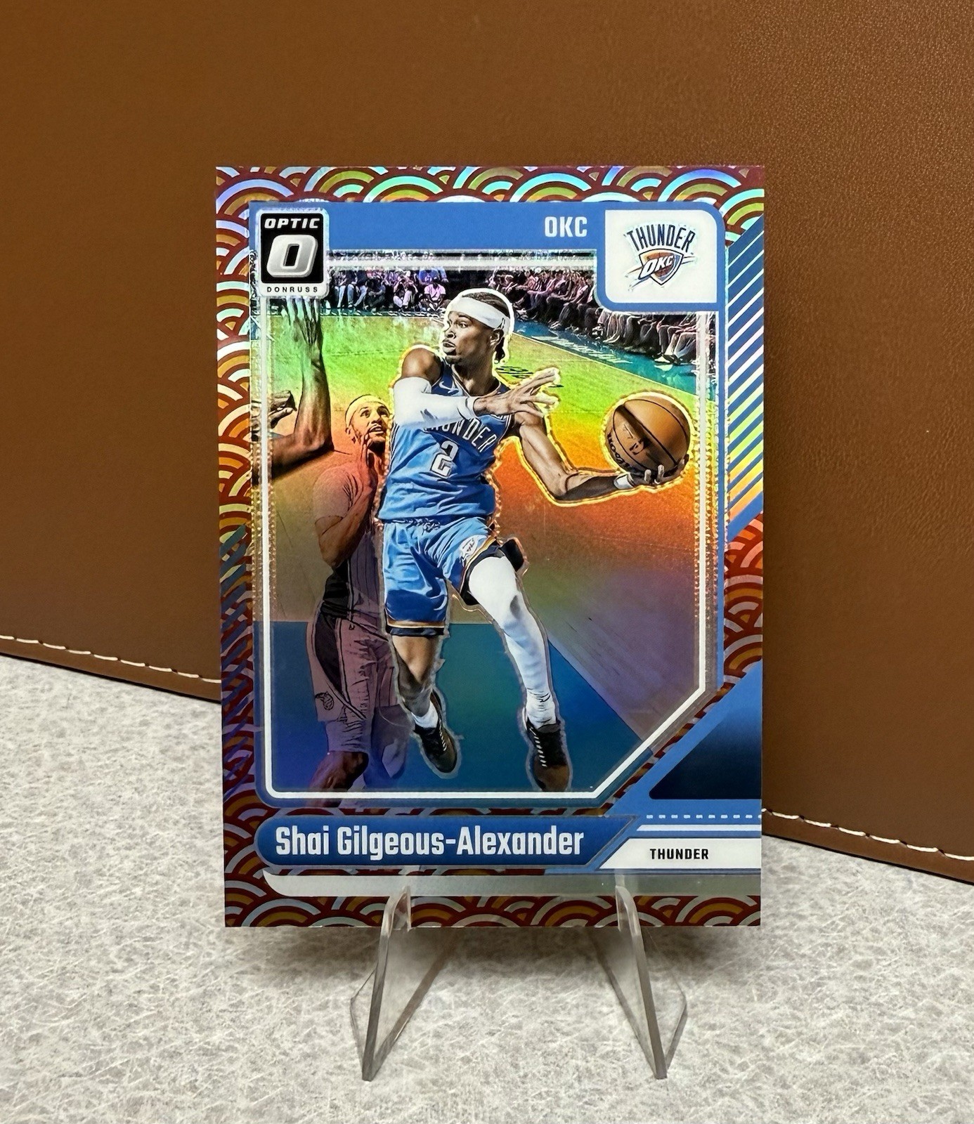 Shai Gilgeous-Alexander 2024-25 Panini Donruss Optic - Photon SSP Thunder #127