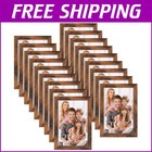 Lightweight Rustic Brown 4x6 Frame Bulk Set for Versatile Display Options
