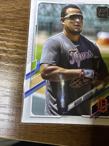 2021 Topps Miguel Cabrera Image Variation SP Detroit Tigers Future HOF - Picture 5 of 6