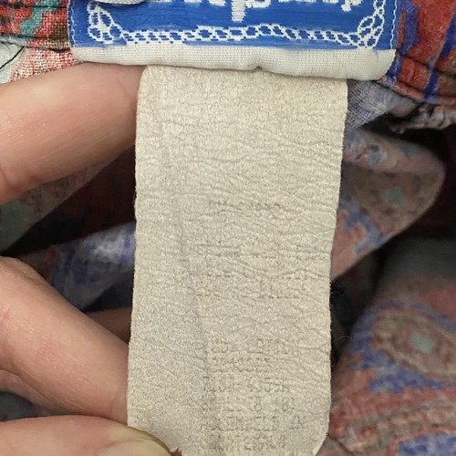 Vintage 90s CBM Ranch Cactus Connection Youth Kids Size Small Aztec Button Shirt - Picture 7 of 11
