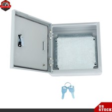 IP56 Waterproof, Outdoor Steel Enclosure, 16  12  8" NEMA 4X Electrical Box
