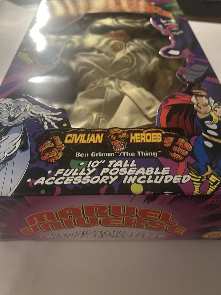 Boneco Vintage Toy Biz Universo Marvel Heróis Civis Ben Grimm The Thing 10" - Imagem 2 de 4