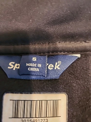 SportTek ST970 Men's Polyester Colorblock Microfleece Soft Shell Jacket Sz Small - Picture 4 of 5