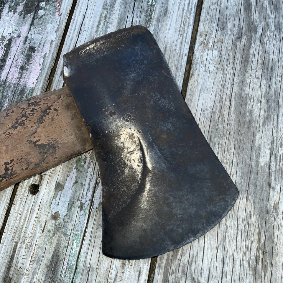 "Hacha Winchester cabeza biselada EE. UU. pesa más de 5 libras en total con mango 36"" acero" Foto 2 de 4