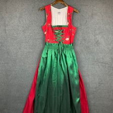 Dirndl Dress Apron Austria Trachten Germany Bavaria Octoberfest Size 40 / M
