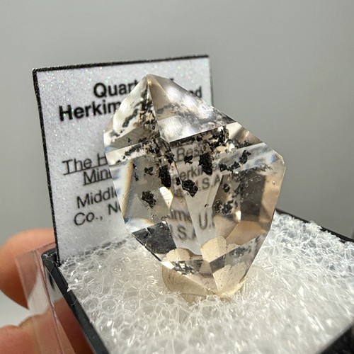 8.69 g Smoky Herkimer Diamond Gem w/ A+ Clarity, Gorgeous Phantoms! - Picture 12 of 18