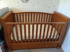 Cot Bed And Mattress With Accessories