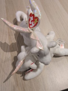 Ty Beanie Baby Mythical Animal Pair Magic The Dragon And Mystic The Unicorn