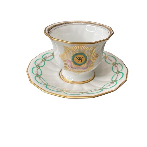Dulin & Martin Co. Martha Washington States Bouillon Cup & Saucer Limoges France - 第 6/13 張圖片