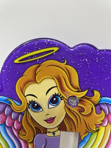 Lisa Frank Sweet Styles Light Switch Cover Angel Cat Cloud Vintage 5” - Picture 2 of 12