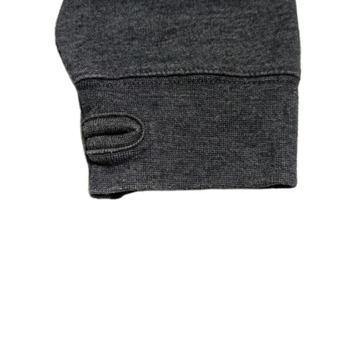 Sudadera con capucha Y2k Quicksilver gris oscuro para hombre talla pequeña *agujeros para el pulgar* - Imagen 6 de 11