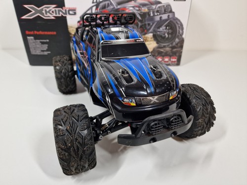 Amewi 22219 X-King Rc Monstertruck 4WD 1:12 Brushed Blau Rc Auto Offroad Elektro - Bild 3 von 22